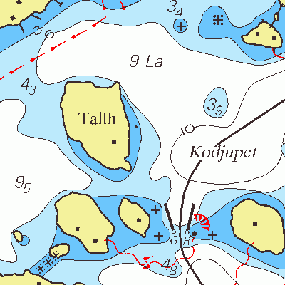 Karta med Tallholmen
